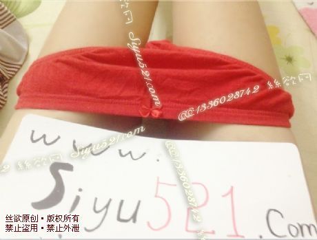 红色纯棉内裤，保证味道原味内裤|裤类三角内内